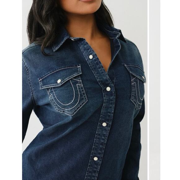 True Religion Georgia Denim Shirt - Picture 4 of 9